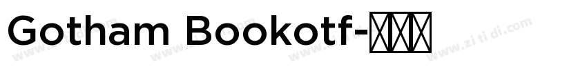 Gotham Bookotf字体转换
